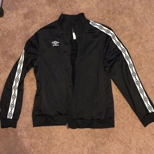 Mens black XL umbro zip up jacket